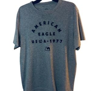 American Eagle Outfitters Gray Short Sleeve Tee Large